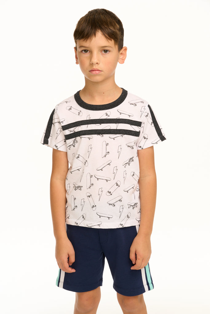 Chaser Skateboard Lightning Bolts Tee Basically Bows And Bowties 8572