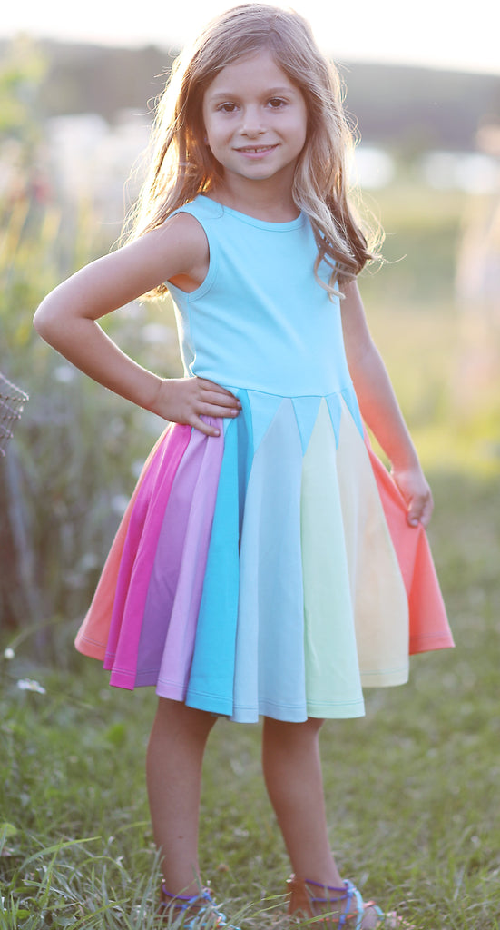 Lemon loves lime on sale rainbow twirl dress