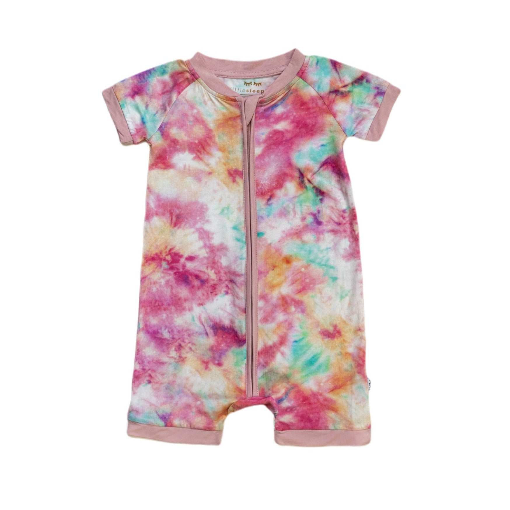 Little Sleepies Cotton Candy Tie Dye SHORTY offers 6-12 Months