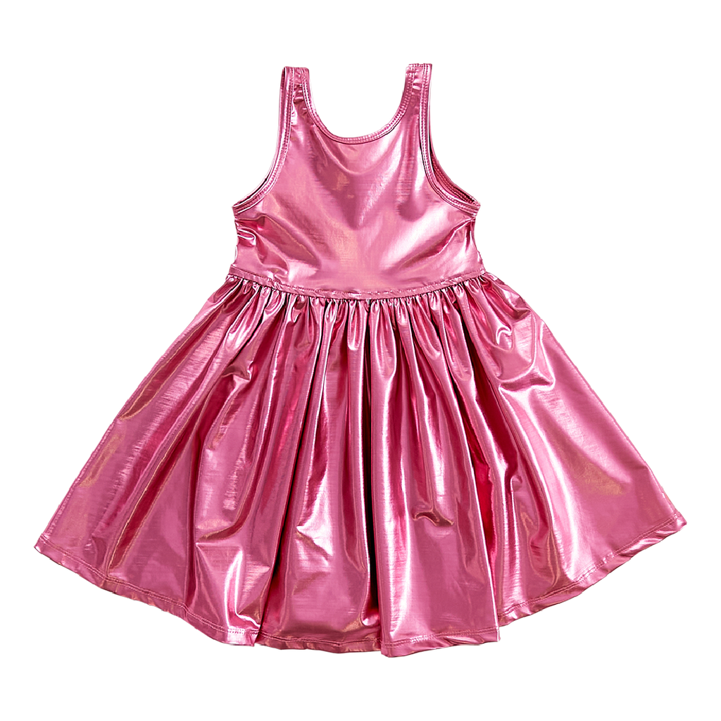 Pink shop lame dress