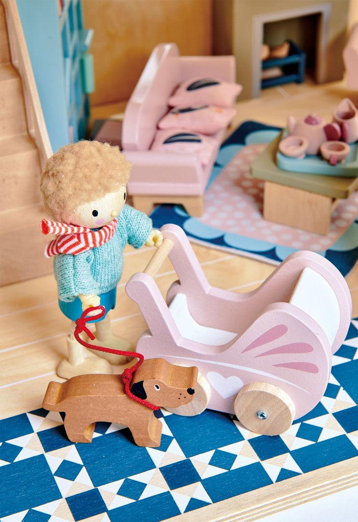 Dolls house shop nursery set