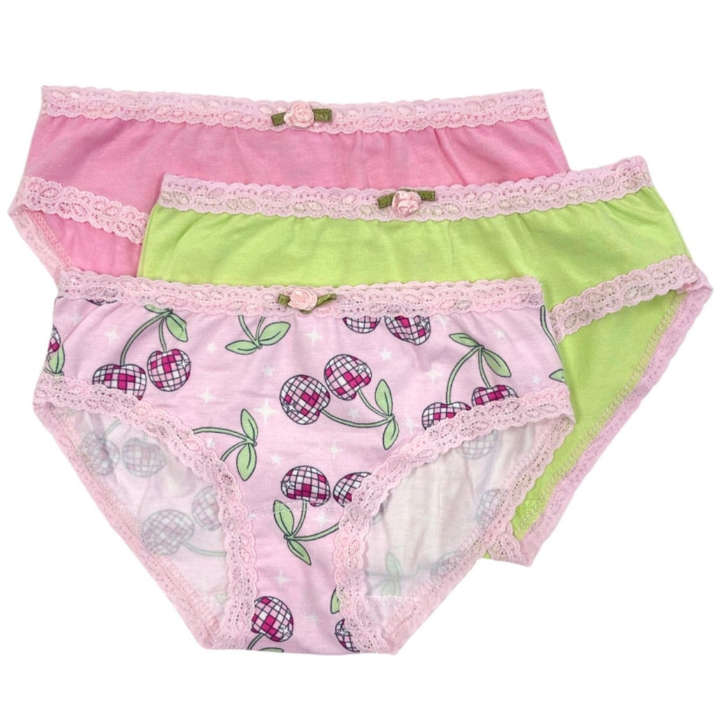 Girls Panties Kids Cotton Soft Underwear Children's Briefs Cherry