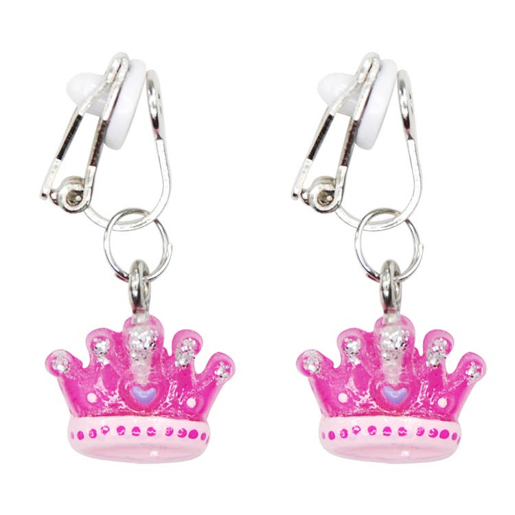 Pink Poppy, Unicorn Princess Stick on Earrings