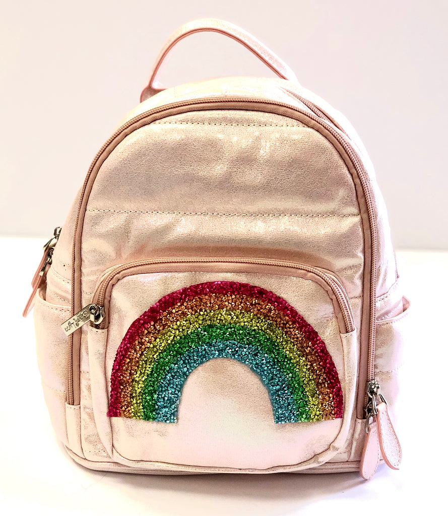 IRIDESCENT MINI BACKPACK - Pink