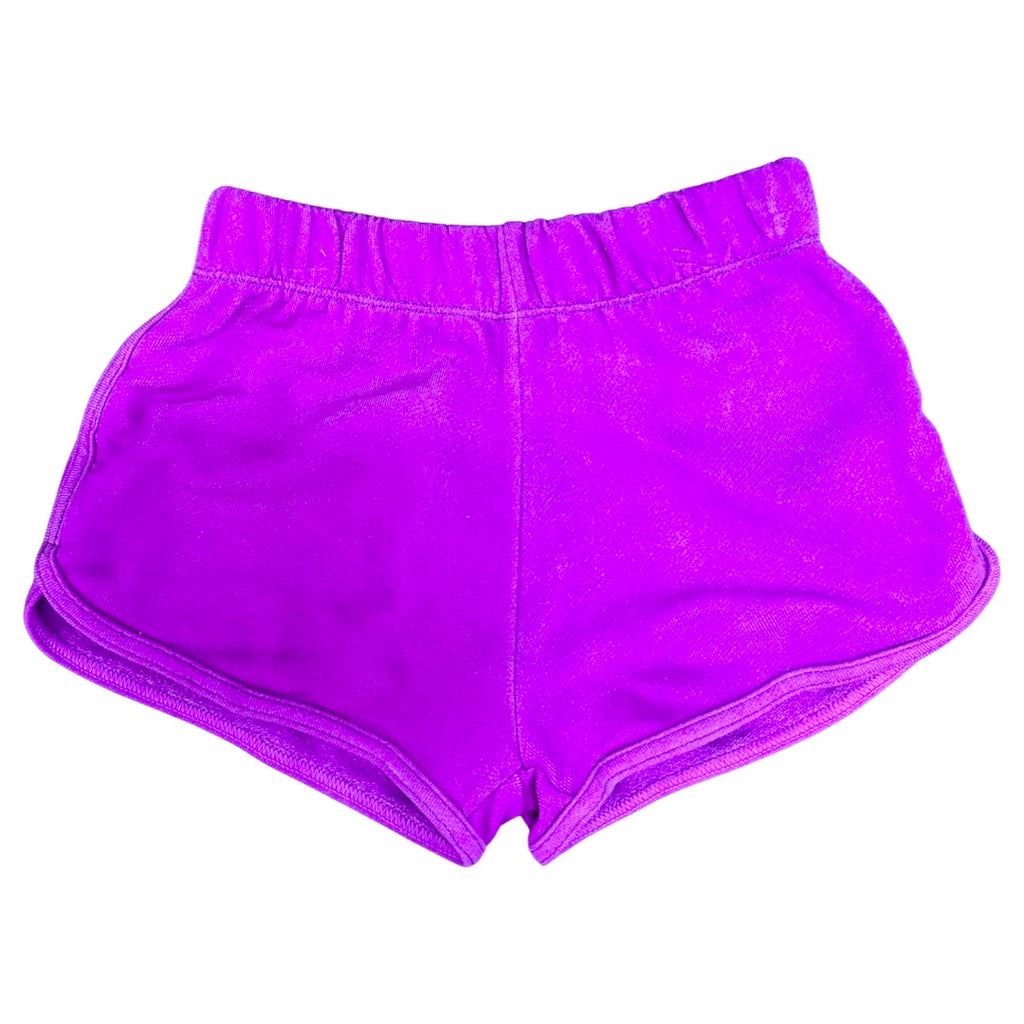 FBZ Global Love Neon Purple Shorts