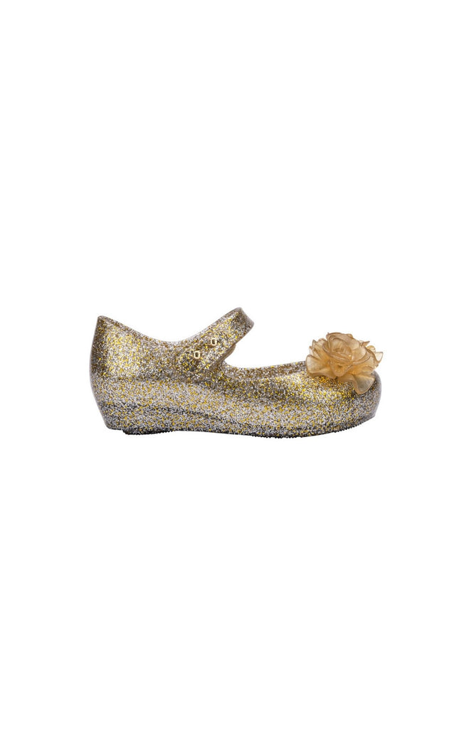 Mini melissa gold on sale glitter