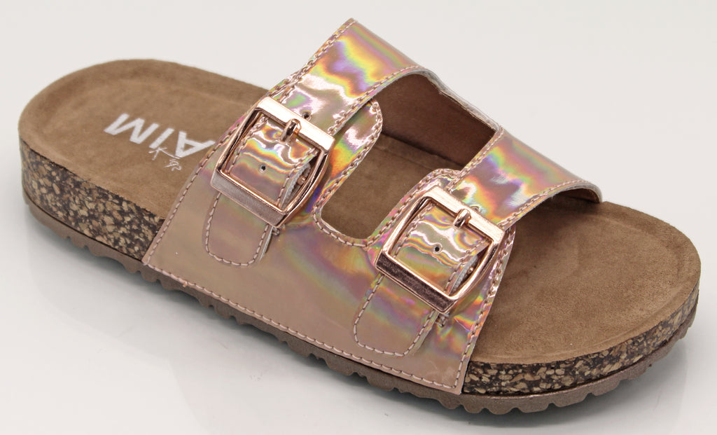 MIA Kids Belky Sandals Rose Gold Basically Bows Bowties