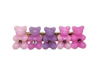 Bari Lynn Pink & Purple Gummy Bear Hair Clip, Bari Lynn, Alligator Clip, Alligator Clip Hair Bow, Bari Lynn Gummy Bear, Bari Lynn Gummy Bear Hair Clip, cf-type-clip, cf-vendor-bari-lynn, Gumm