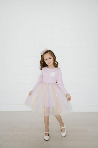 Petite Hailey Daisy Ombre Tutu Dress - Purple, Petite Hailey, Birthday Girl, Birthday Girl Outfit, cf-size-2, cf-size-3, cf-size-4, cf-size-5, cf-size-6, cf-size-8, cf-type-dresses, cf-vendor