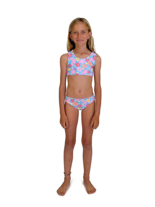 Feather 4 Arrow, Feather 4 Arrow Summer Sun Reversible Bikini - Blue Grotto - Basically Bows & Bowties