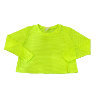 Tweenstyle by Stoopher Neon Yellow Waffle L/S Boxy Tee