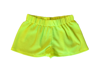 Tweenstyle by Stoopher Neon Yellow Waffle Shorts