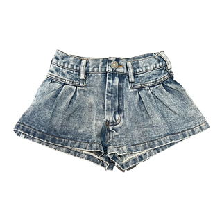 Tweenstyle by Stoopher Denim Pleat Front Short