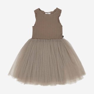 Petite Hailey Melon Tutu Dress - Moca