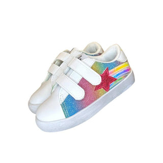 Lola and The Boys Shooting Star Ombre Velcro Sneaker, Lola & the Boys, cf-size-21-5-5c, cf-size-22-6c, cf-size-23-7c, cf-size-25-9c, cf-size-29-11-5c, cf-size-30-12c, cf-type-sneakers, cf-ven