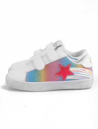 Lola and The Boys Shooting Star Ombre Velcro Sneaker, Lola & the Boys, cf-size-21-5-5c, cf-size-22-6c, cf-size-23-7c, cf-size-25-9c, cf-size-29-11-5c, cf-size-30-12c, cf-type-sneakers, cf-ven