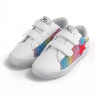 Lola and The Boys Shooting Star Ombre Velcro Sneaker, Lola & the Boys, cf-size-21-5-5c, cf-size-22-6c, cf-size-23-7c, cf-size-25-9c, cf-size-29-11-5c, cf-size-30-12c, cf-type-sneakers, cf-ven