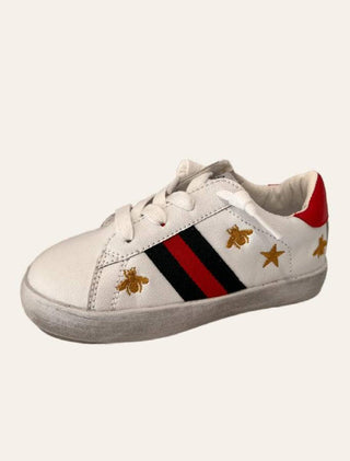 Lola and The Boys Stars and Bee Sneaker, Lola & the Boys, Bee, cf-size-22-6c, cf-size-23-7c, cf-size-24-8c, cf-size-25-9c, cf-size-27-10c, cf-size-30-12c, cf-size-31-13c, cf-type-sneakers, cf