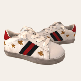 Lola and The Boys Stars and Bee Sneaker, Lola & the Boys, Bee, cf-size-22-6c, cf-size-23-7c, cf-size-24-8c, cf-size-25-9c, cf-size-27-10c, cf-size-30-12c, cf-size-31-13c, cf-type-sneakers, cf