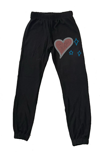 Tweenstyle by Stoopher Heart and Stars Stone Hachi Sweatpants