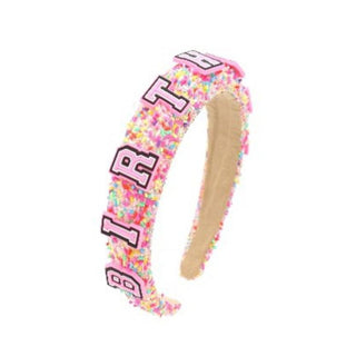 Bari Lynn Birthday Charm Sprinkles Headband