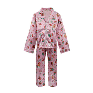 Tweenstyle Satin Loungewear Set - Cocoa