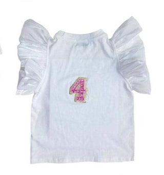 Lola and The Boys Birthday Girl Gem Ruffle Shirt #4