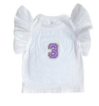 Lola and The Boys Birthday Girl Gem Ruffle Shirt #3