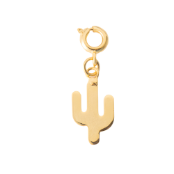 The Crowns Bespoke Jewelry Charm - Gold Cactus