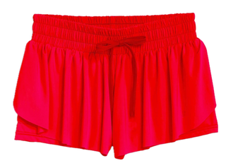 Suzette Kids Fly Away Shorts - Red