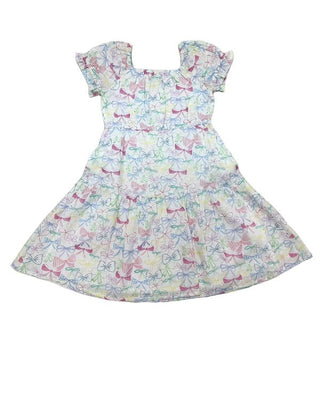 Alto Modas Girls Joy Dress - Bows