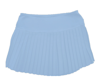 Suzette Kids Pleated Skort - Chambray Blue