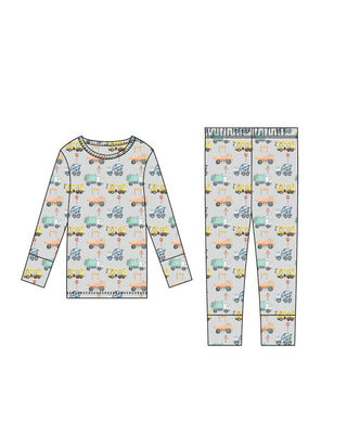 Lev Baby, Lev Baby Mark Pajama Set - Basically Bows & Bowties