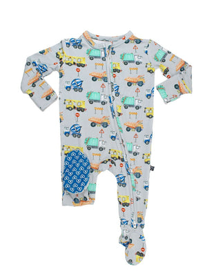 Lev Baby Mark Zippered Footie