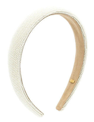 Bari Lynn Fully Pearl Thin Headband