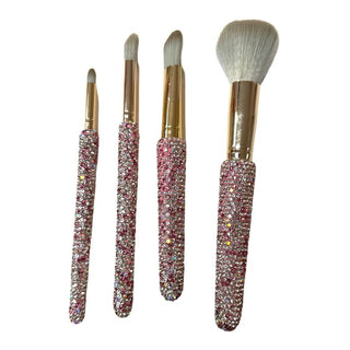 Bari Lynn Crystallized Handle Makeup Brush Set