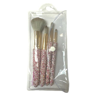 Bari Lynn Crystallized Handle Makeup Brush Set