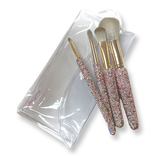 Bari Lynn Crystallized Handle Makeup Brush Set