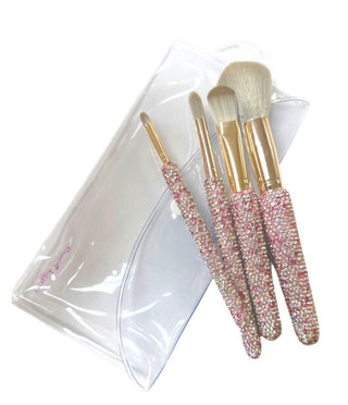 Bari Lynn Crystallized Handle Makeup Brush Set