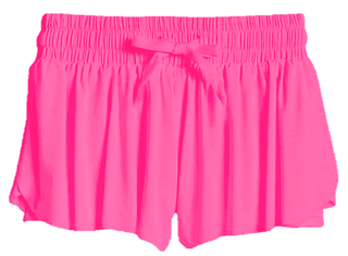 Suzette Kids Fly Away Shorts - Neon Coral