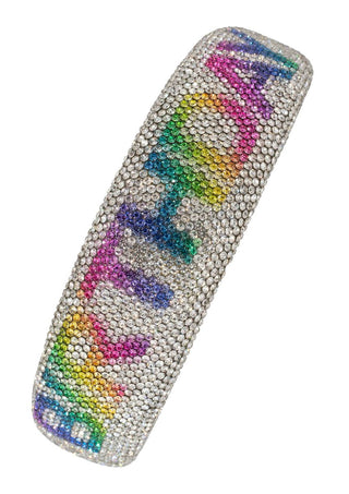 Bari Lynn Fully Crystalized Birthday Headband - Clear Rainbow