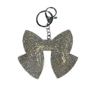 Bari Lynn Crystal Rhinestone Key Chain - Clear / AB Bow