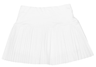 Suzette Kids Pleated Skort - White