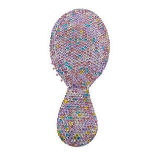 Bari Lynn Small Crystallized Hair Brush - Pastel