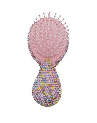 Bari Lynn Small Crystallized Hair Brush - Pastel