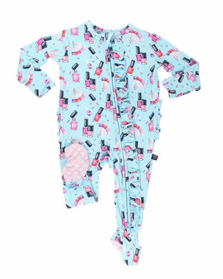 Lev Baby Avery Ruffled Zippered Footie