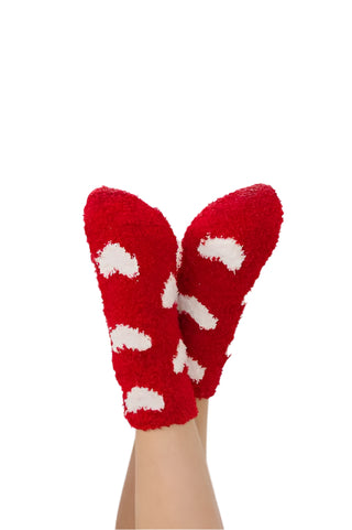 Mila & Rose Cozy Socks - Red Heart