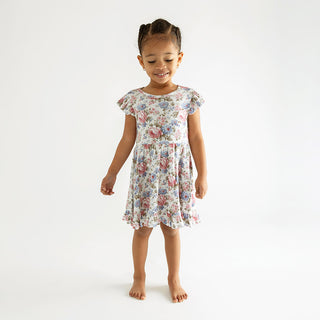 Posh Peanut Etta Pointelle Ruffled Twirl Dress