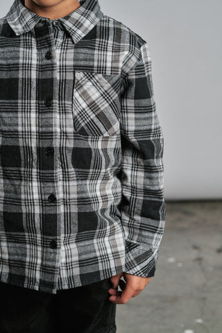 Little Bipsy Flannel Button Up