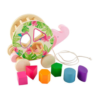 Mud Pie Spinning Safari Wood Shape Sorter, Mud Pie, cf-type-toys, cf-vendor-mud-pie, EB Girls, Elephant, Flamingo, Matching Game, Mud Pie, Mud Pie Toys, Shape Sorter, Toy, Toys, Wooden Toy, T